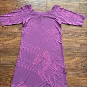 Wahine Toa Kalo Pattern Dress